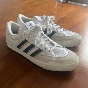 Adidas Nora Vasconcellos skate shoes - 9 US - white/navy/tan